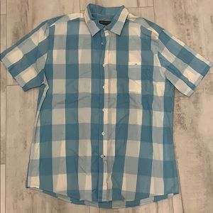 Mens Plaid Button Down